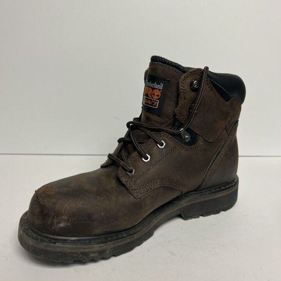 Timberland Pro Mens Pit Boss Steel Toe Boot Brown Size 10 M main image 5